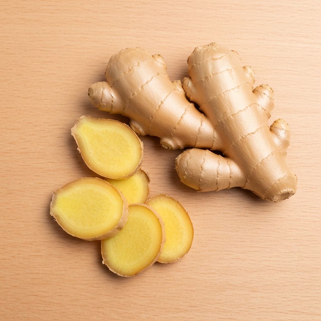 Ingwer und nährstoffbasierte Substanzen